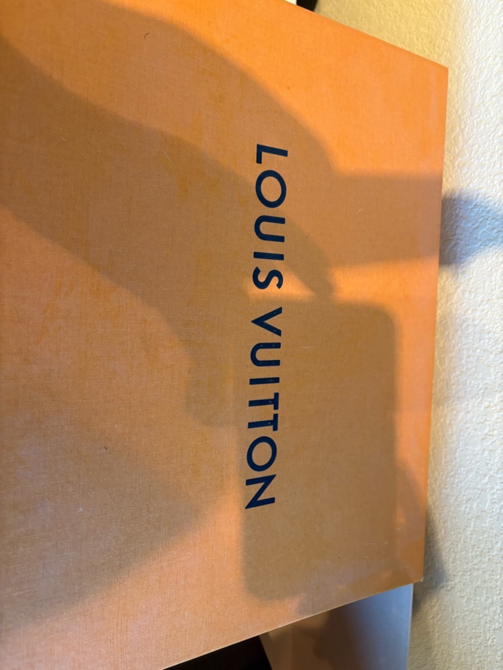 Louis Vuitton Navy Damier Low-Top Sneaker with White Sole- Used, Men’s size 10. - Picture 11 of 12